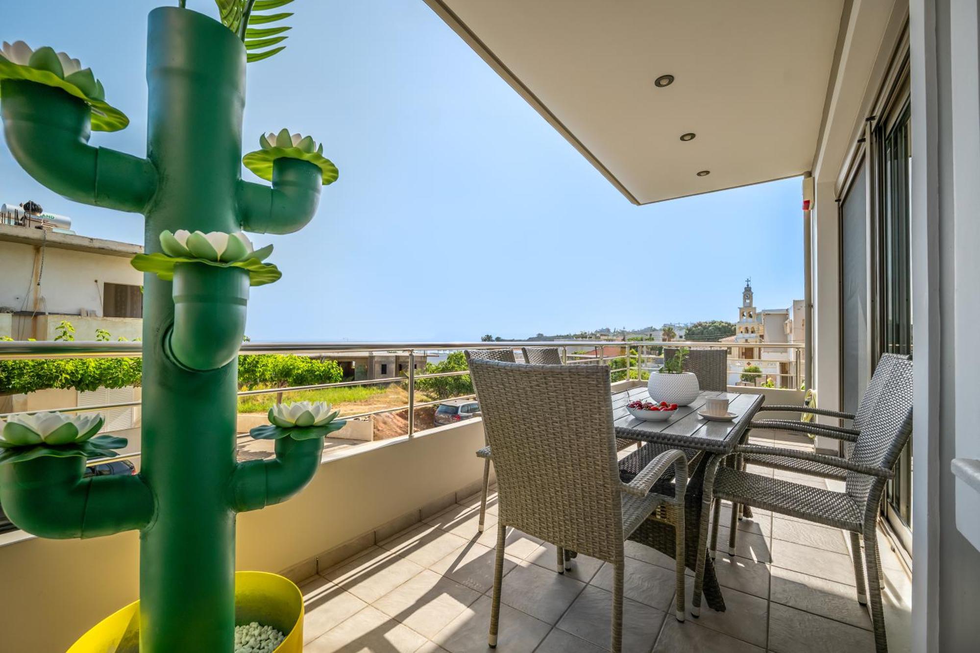 Aria Sea View, Chania Stalos Exterior photo